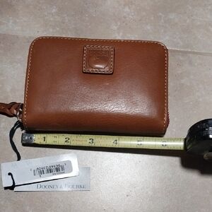 Dooney & Bourke Florentine Leather Wallet  Color Natural